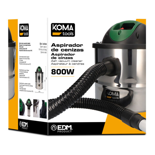 Aspiradora de cenizas 800w ø25x30cm - Imagen 2