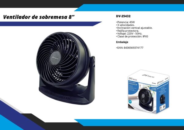 Ventilador de pie 12" - Imagen 2